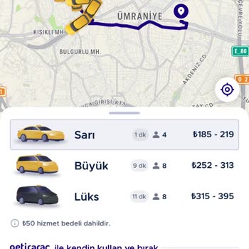 Uber Taxi hat mich zu viel abgerechnet, Fahrer wählte absichtlich teuren Weg