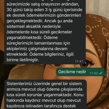 EasyCep Trendyol Ek Destek Ödemem 2 Aydır Yapılmıyor