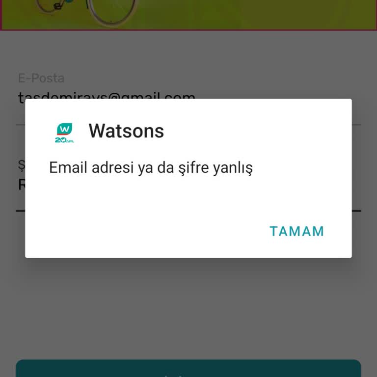 Watsons Online Üyelik Sorunu: Puanlarımı Kullanamıyorum!