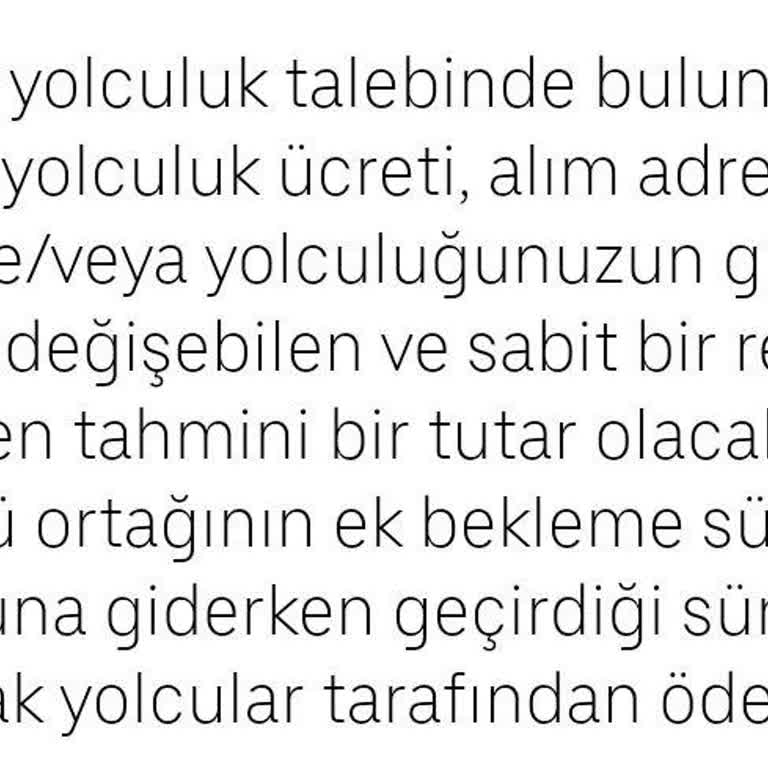 Uber'in Şeffaf Olmayan Rezervasyon Ve Trafik Ücretleri Mağduriyeti