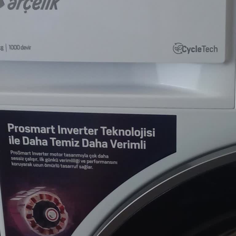 Arçelik 9100 DMX Çamaşır Makinesi Sıkma Problemi Ve Yetersiz Servis Desteği