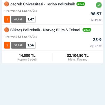 Canlı Bahis Kuponum Onaylanmadı Ve Sonradan Geçersiz Sayıldı