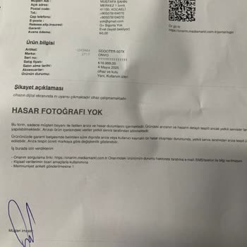 Scooter Servisten Farklı Seri Numarasıyla Döndü, İade Talebimiz Reddediliyor