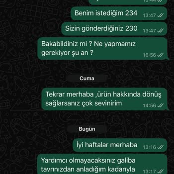 Yanlış Ürün Gönderimi Ve İlgisiz Müşteri Hizmetiyle Mağduriyet