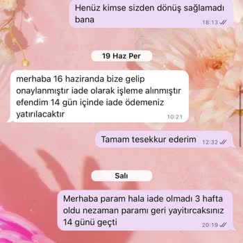 İade Sürecinde Gecikme Ve Yanlış Beden Gönderimi Mağduriyeti