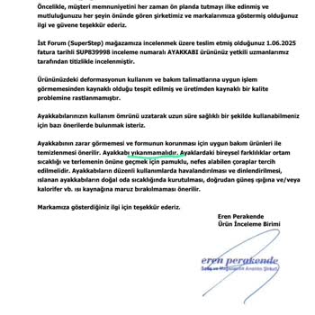 Ayakkabı Yırtıldı, Yanıltıcı Etiket Ve İlgisiz Müşteri Hizmeti!