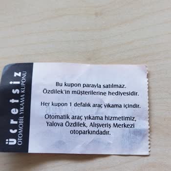 Yıkama Fişlerinin Geçersiz Olması Ve Bilgilendirme Eksikliği Nedeniyle Mağduriyet
