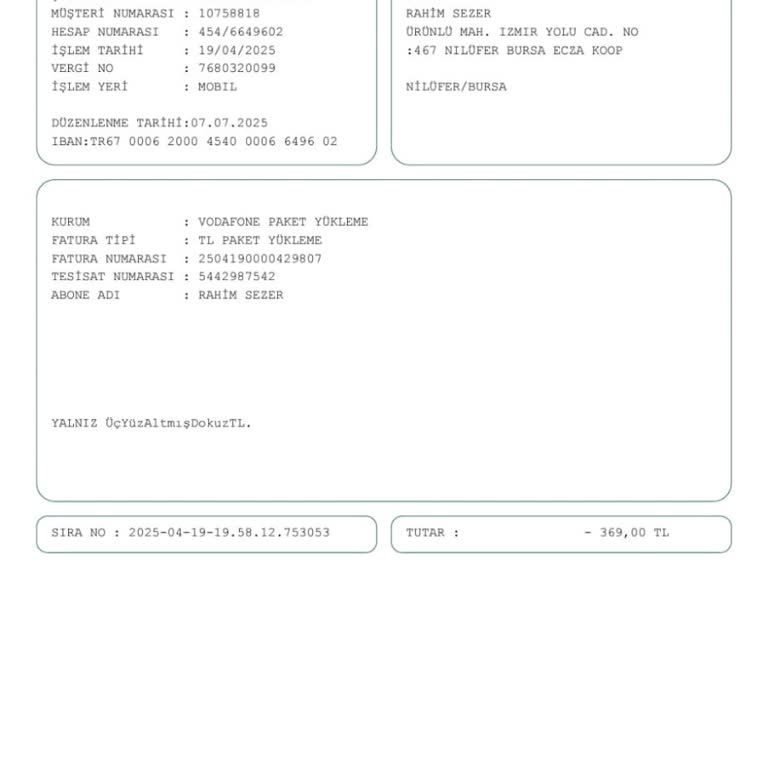 Faturalı Hatta Geçişte Kalan Tutarın İade Edilmemesi Ve Sorunun Çözülememesi