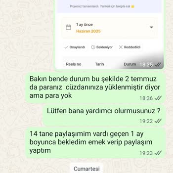 Hepsipara Ödemem Yapılmadı Paylaşımlarım Reddedildi