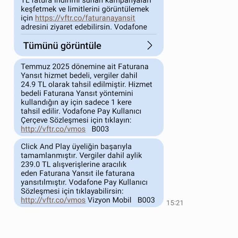 Vodafone Click And Play İle İstemeden Ücretli Abonelik Mağduriyeti