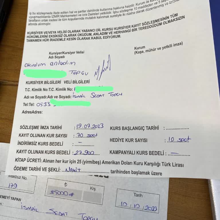 Eğitim Hakkım Ve Ödemem Karşılığında Söz Verilen Hizmetler Sağlanmadı