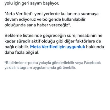 Meta Verified Başvurumun Sonuçlanmaması Ve Geciken Onay Süreci