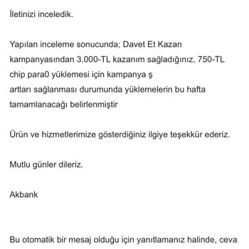 Kampanya Ödülüm Yüklenmedi Müşteri Hizmetleri Mağdur Etti