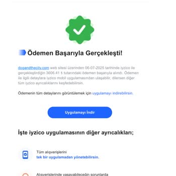 Bana Ait Olmayan İşlem Hakkında Bilgilendirme Ve Acil Müdahale Talebi