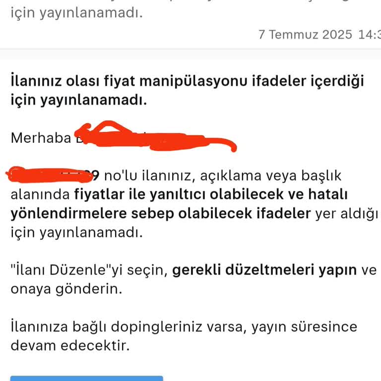 Sahibinden'de Keyfi İlan Reddi Ve Belirsiz Kurallar