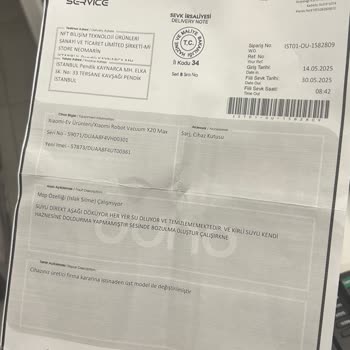 Xiaomi X20 Max Değişim Sürecinde Yaşanan Sorunlar Ve İade Talebi