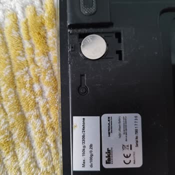 Tartımın Pil Kapağı Kayboldu, Kullanamıyorum