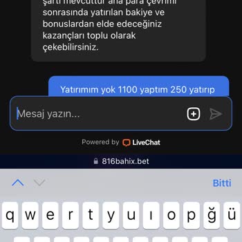 Promosyonla Yatırılan Paranın Çekiminde Sorun Yaşadım