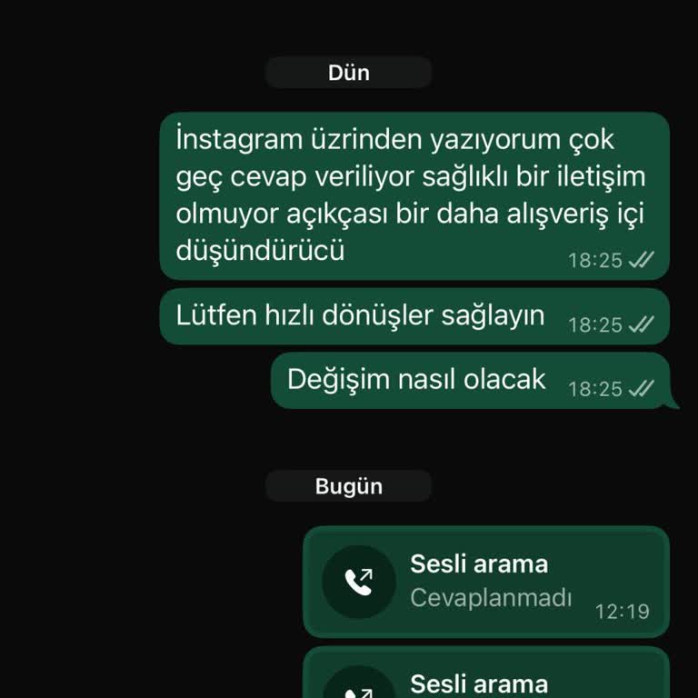 Değişim Talebime Günlerdir Dönüş Yapılmıyor, Mağdur Edildim