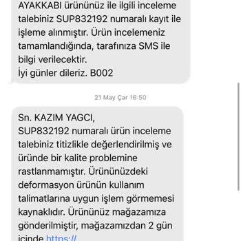 Yüksek Fiyatlı Ayakkabımın Kusuru 3 Kez Görmezden Gelindi, Mağduriyetim Çözülmüyor