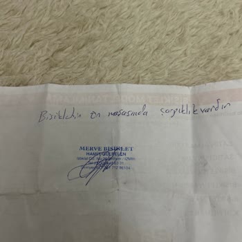 Satın Alınan Bisiklet Hasarlı Çıktı, 3 Aydır Çözüm Sunulmuyor