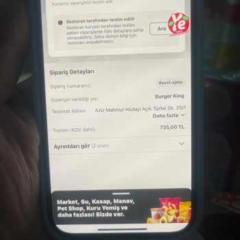 Eksik Sipariş Ve Ulaşılamayan Destek Nedeniyle Yaşanan Mağduriyet