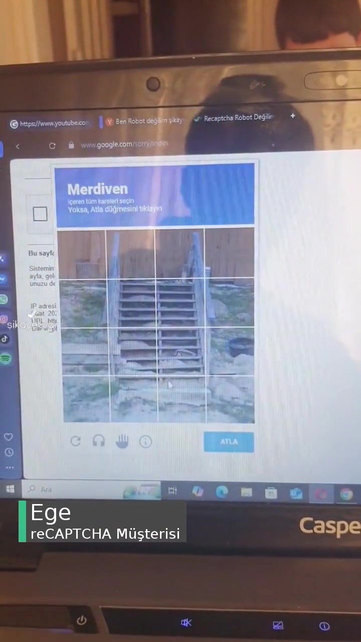 Recaptcha Sürekli Farklı Farklı Şeyler Çıkartıyor! videonun kapak resmi