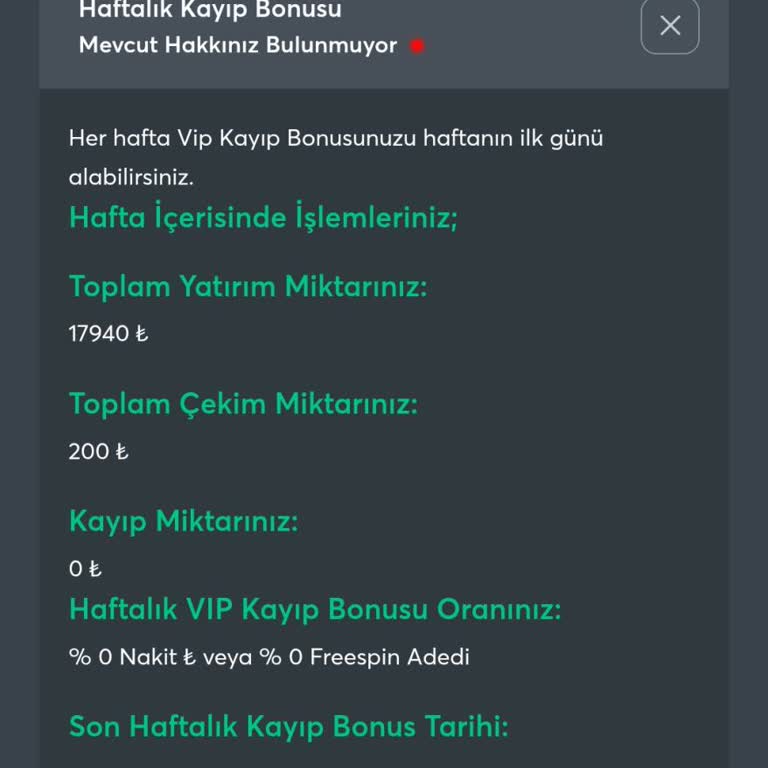 Bonus Hakkım Verilmedi, Mağdur Edildim