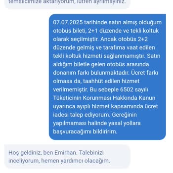 Yanlış Koltuk Tipi Ve Personel Tarafından Kötü Muamele