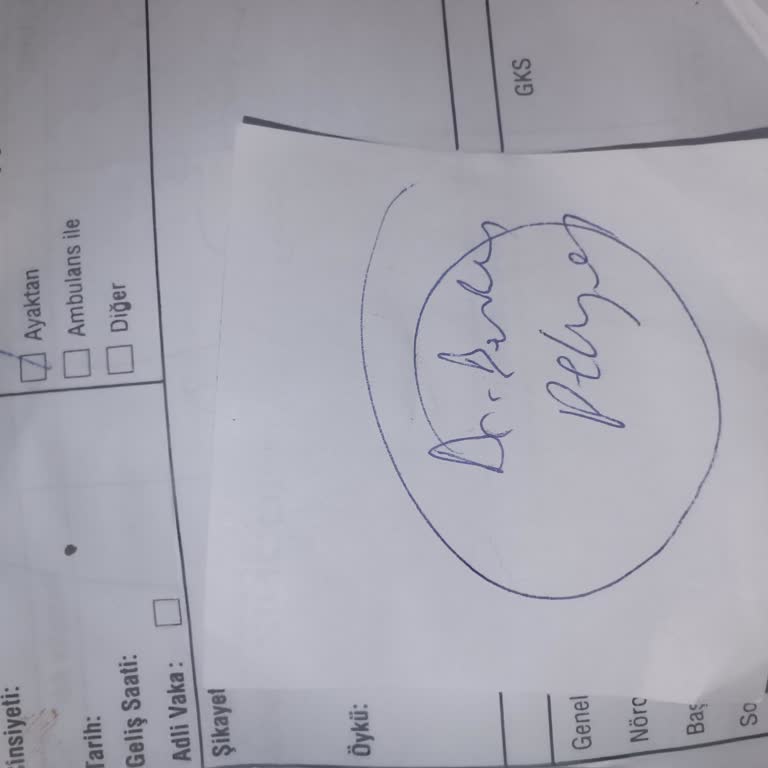 Acil Serviste MR Sonuçlarımın Dikkate Alınmaması Ve Doktorun İlgisiz Davranışı Nedeniyle Mağduriyet