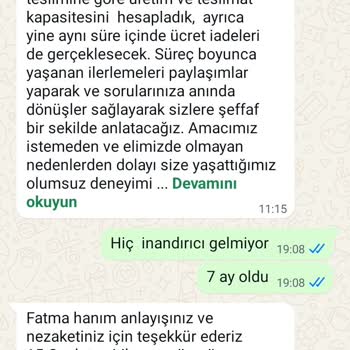 Bir Yıldır Teslim Edilmeyen Halı Ve Geri Dönüş Yapılmaması