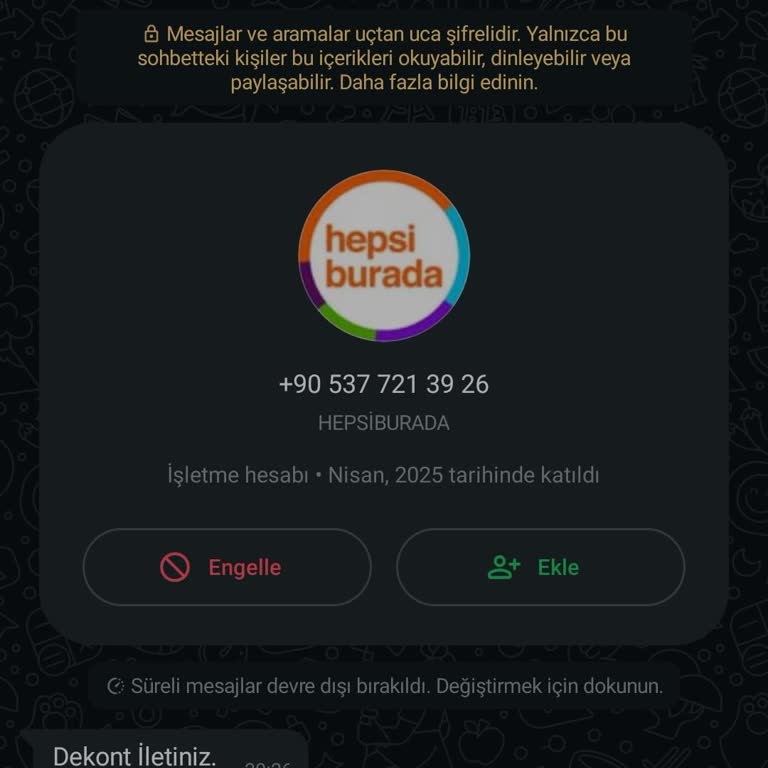 Yanlış Sipariş Sonrası Şüpheli Aramalar Ve Destek Deneyimi