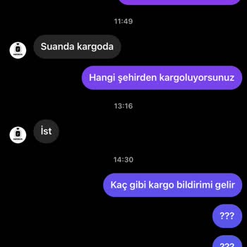 Kargo Ve İletişim Sorunları Nedeniyle Para İadesi Talebim