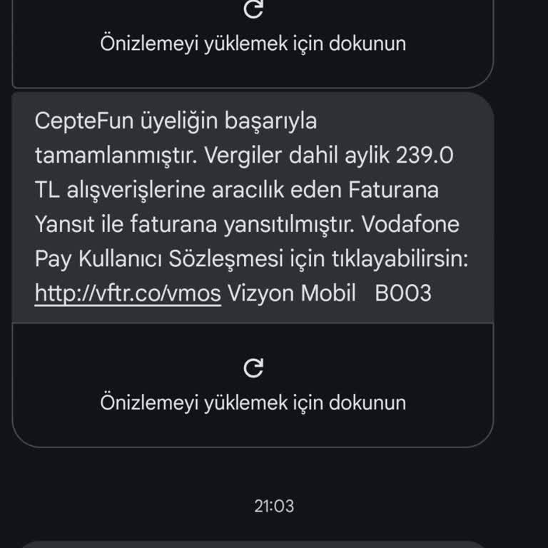 Onayım Olmadan Mobil Ödeme İle Haksız Ücret Yansıtıldı