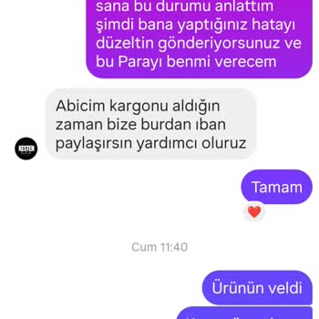 Yanlış Numara Ürün Gönderimi Ve Kargo Ücreti İadesi Sorunu