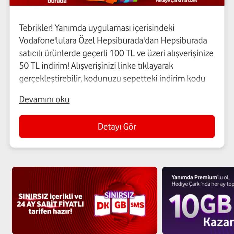 Vodafone Hediye Çarkı Hayal Kırıklığı Yaşatıyor