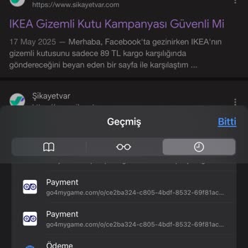 İnternette Karşılaşılan Sahte IKEA Ücretsiz Kutu Sitesi Nedeniyle Kartımdan Para Çekildi