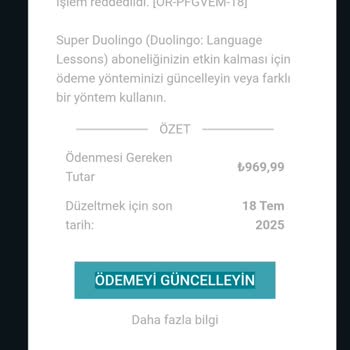 Duolingo Ücretsiz Deneme Süresi Bitmeden Ücret Kesilmeye Çalışıldı
