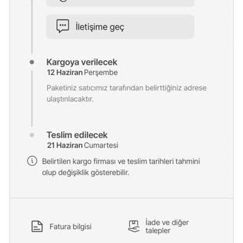 Yataş 3'lü Yatak Baza Takımı Siparişimde Teslimat Ve İletişim Sorunu