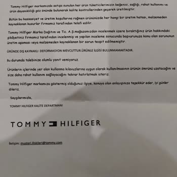 Tommy Hilfiger Ayakkabıda Tekrarlayan Açılma Sorunu Ve Mağduriyet