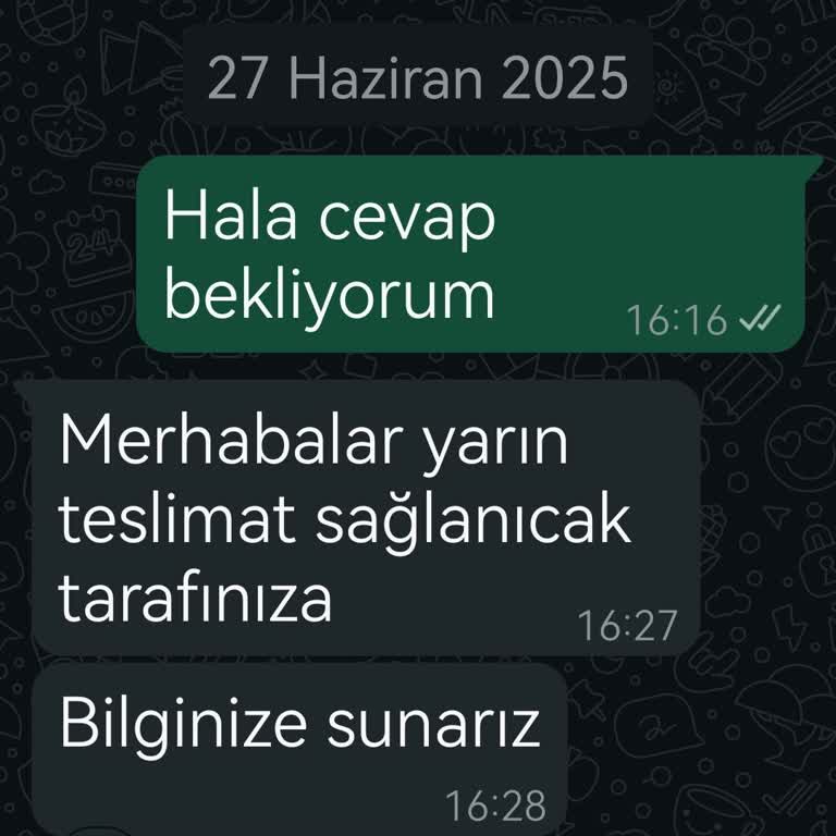 Siparişim Teslim Edilmedi, Mağduriyetim Giderilmedi Ve Güven Sorunu Yaşıyorum