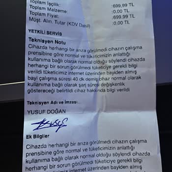 Bosch Süpürge Batarya Sorunu Ve Yetersiz Servis Desteği