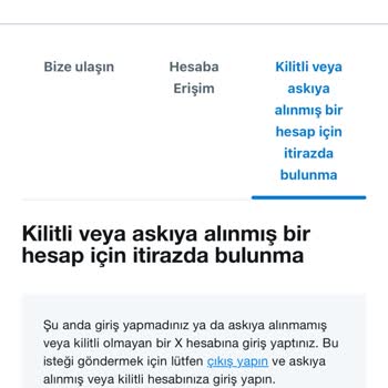 Twitter Hesabım Haksız Yere Askıya Alındı, Yardımcı Olunmasını İstiyorum