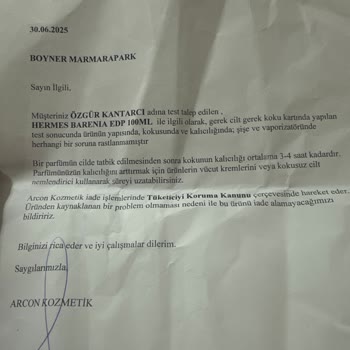 7.090 TL'lik Parfüm 15 Dakikada Uçuyor, Boyner Sorumluluk Almıyor!