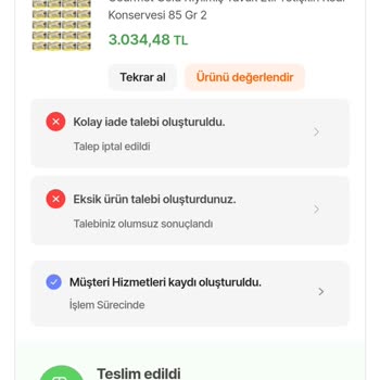 Eksik Gönderilen Kedi Maması Ve İletişim Sorunu