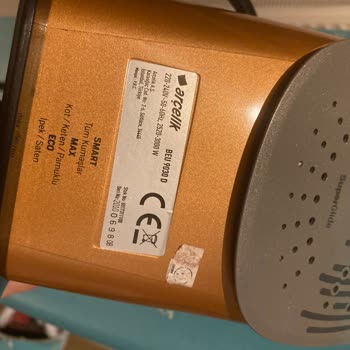 Arçelik Ütüm 2 Yıl İçinde Bozuldu Servis Çözüm Sunmadı