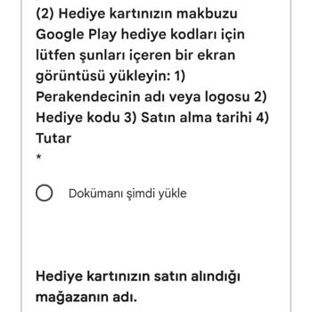 Google Play Hediye Kartı Kodu Çalışmıyor, Satıcı Çözüm Sunmuyor