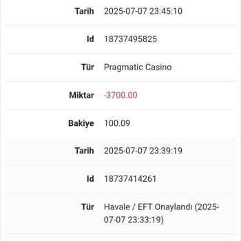 Para Yatırma Sonrası Hesaptan İzinsiz İşlem Ve Canlı Destek Sorunu
