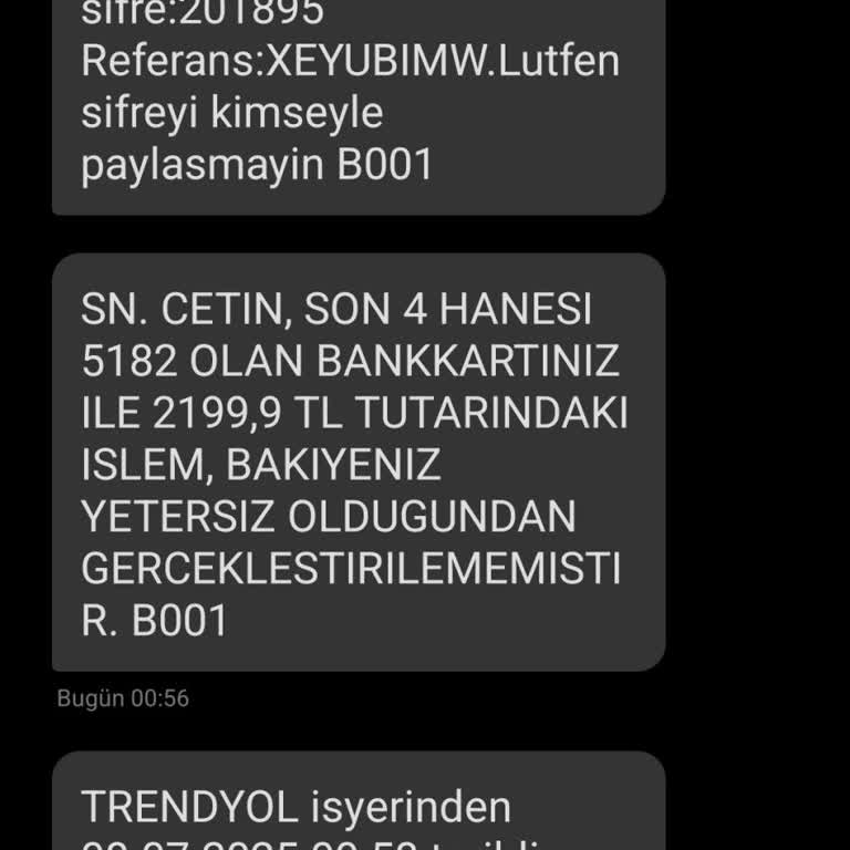 Yeterli Bakiye Olmasına Rağmen Kartım Sürekli Reddediliyor İşlem Yapamıyorum