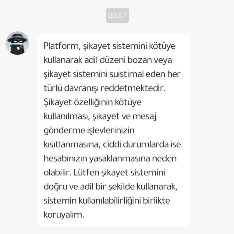 Şikayet Sonrası Haksız Mesaj Engeli Ve Hesap Yasaklama Sorunu